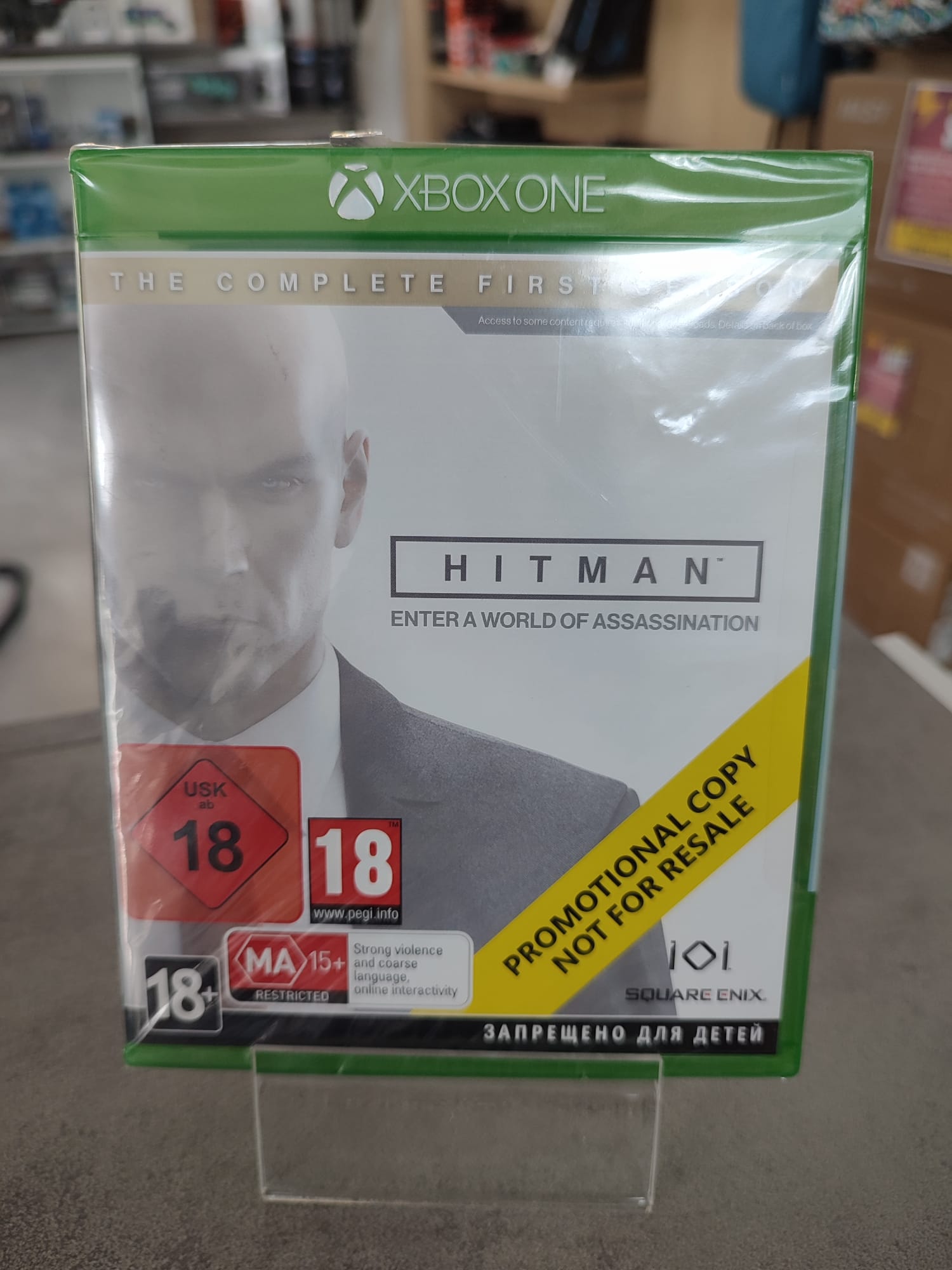 VIDEOGAME-NUOVO-XBOX-ONE-HITMAN-PROMOTIONAL-COPY